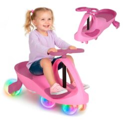 Vingerdus-auto LED rattatuledega