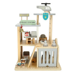 Puidust mängukomplekt - politseijaoskond Soodukas.Com