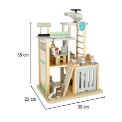 Puidust mängukomplekt - politseijaoskond Soodukas.Com