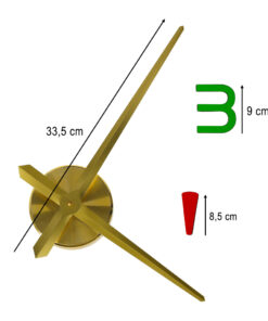 Alternative view of Kleebitavate numbritega seinakell