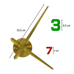 Alternative view of Kleebitavate numbritega seinakell