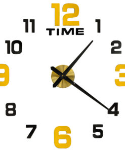 Kleebitavate numbritega seinakell 100-120cm