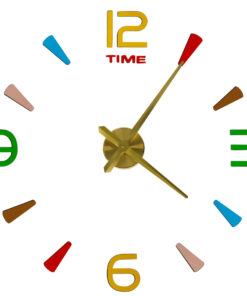 Kleebitavate numbritega seinakell