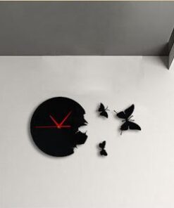 Liblikatega seinakell-5024