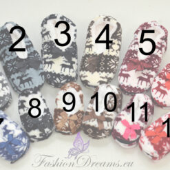 põdra-mustriga sussid