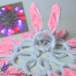 Jänese kostüüm - LED valgustusega jänesekõrvad – Soodukas.Com Jänesekõrvad säravate LED-tuledega