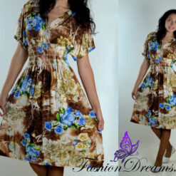 Õhuline suvekleit naiseliku siluetiga