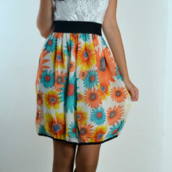 Suvine pitskleit lillemustriga – Soodukas.Com Lillemustriga suvekleit