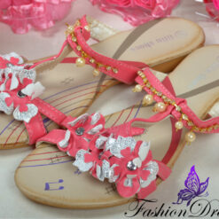 Stiilsed plätud lillede ja pärlitega