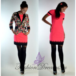 Sukkpüksid kleidi ja kontsadega