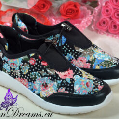 Lillemustriga elegantsed jalatsid