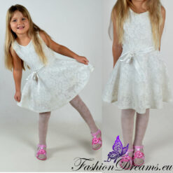 Pidulik valge laste kleit (4-14a)