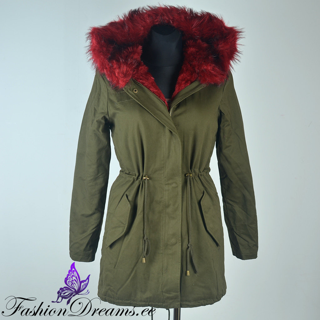 Karvase kapuutsiga parka - Image 5