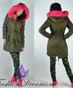 Alternative view of Karvase kapuutsiga parka