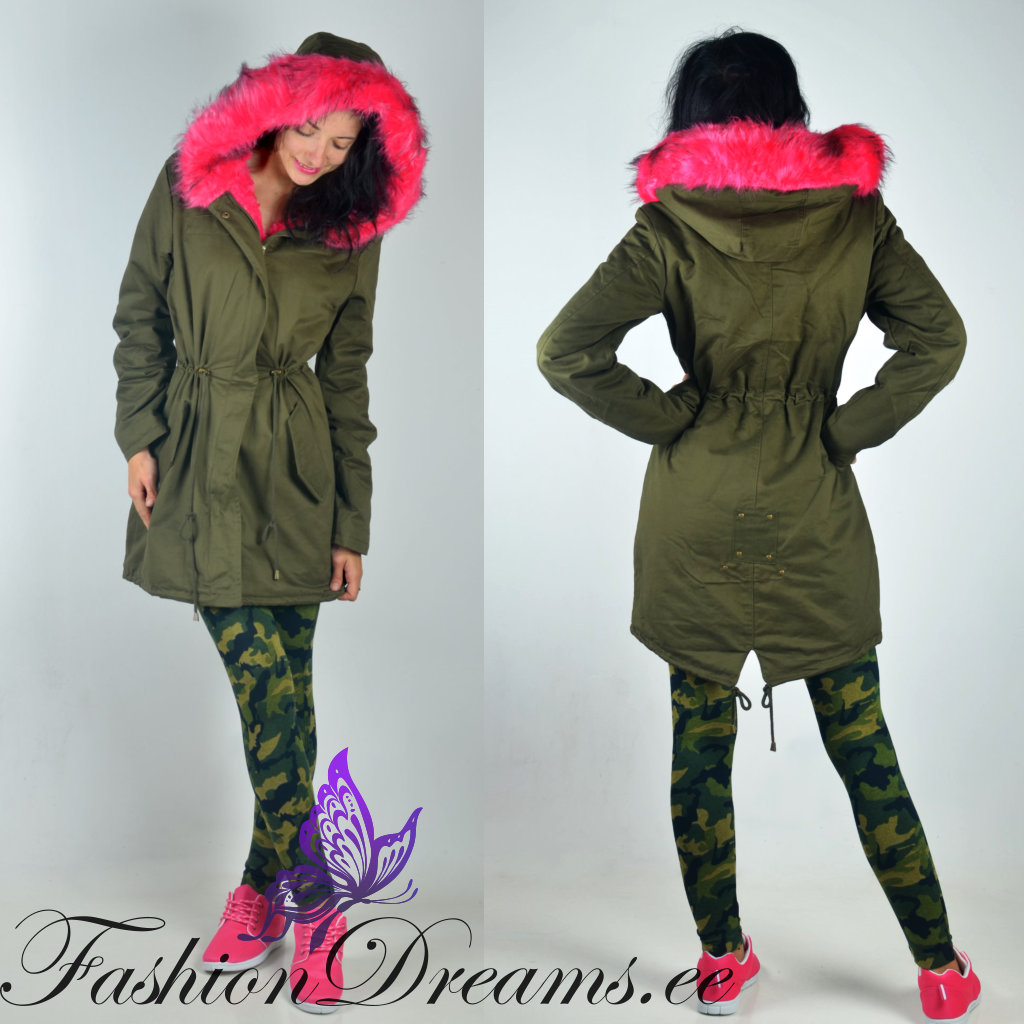 Karvase kapuutsiga parka - Image 2