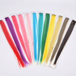 Värviline juuksesalk klambriga