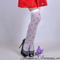 Valged südametega sukad