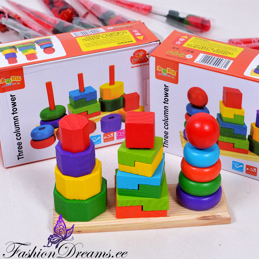 Puidust ladumistornide komplekt