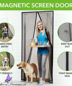 Magnetitega putukavõrk uksele 100x210cm