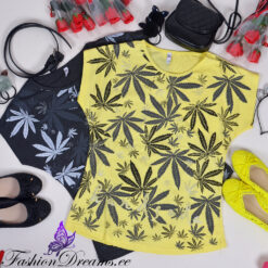 T-särk kanepi lehtedega Soodukas.Com