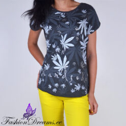 T-särk kanepi lehtedega Soodukas.Com