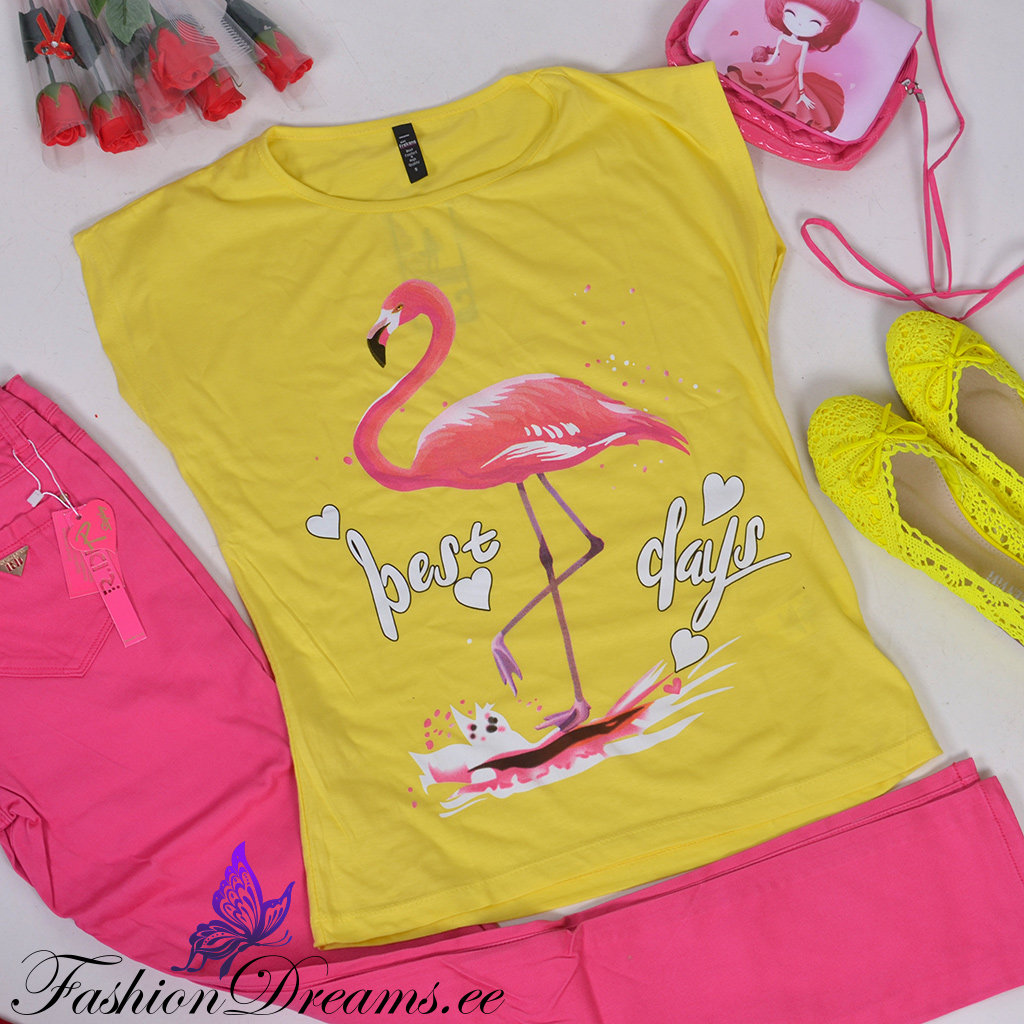 T-särk flamingoga - Image 2