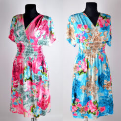 Suvekleit avarate käistega eestvaates