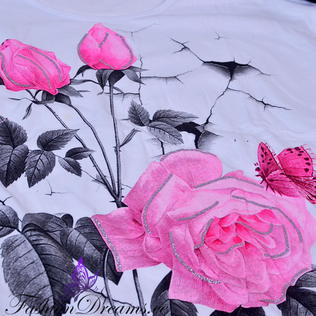 T-särk roosidega - Image 3