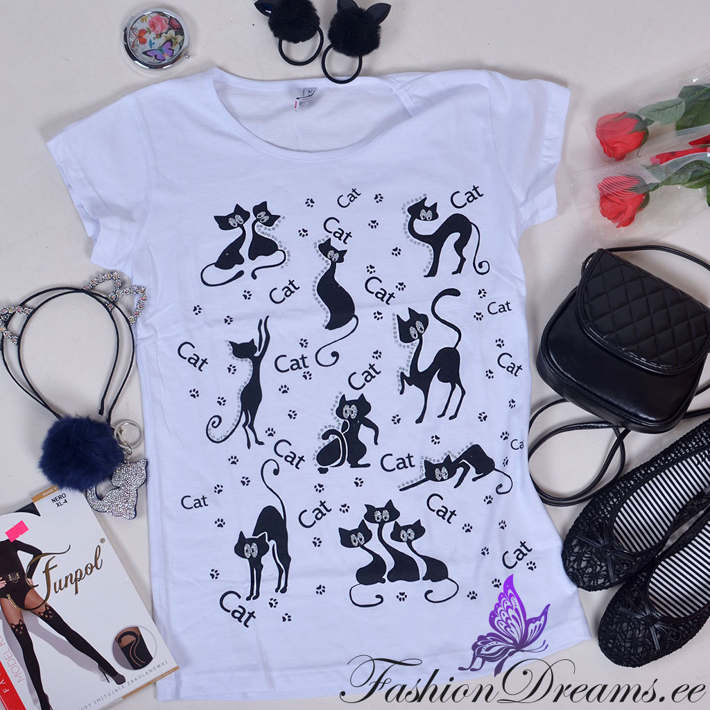 T-särk kassidega - Image 2