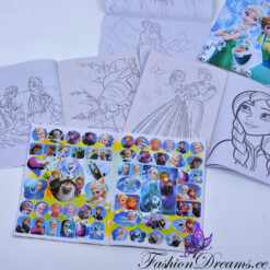 Frozen värviraamat kleepsudega Soodukas.Com