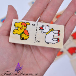 Puidust doomino loomadega Soodukas.Com