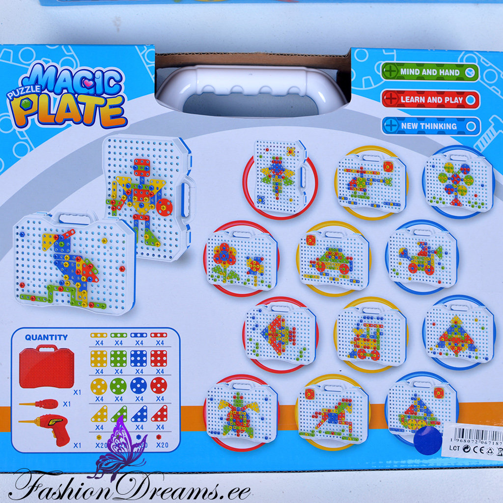 Trelli ja kruvidega käsitöö-komplekt