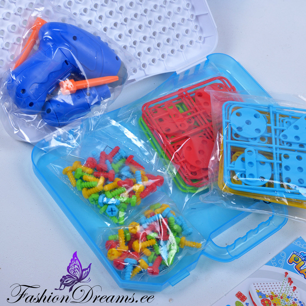 Trelli ja kruvidega käsitöö-komplekt