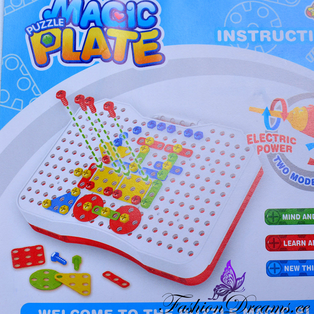 Trelli ja kruvidega käsitöö-komplekt