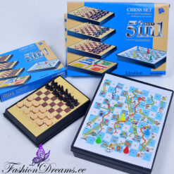 5in1 lauamängude komplekt - male, kabe, ümbermaailmareis jm