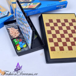 5in1 lauamängude komplekt - male, kabe, ümbermaailmareis jm