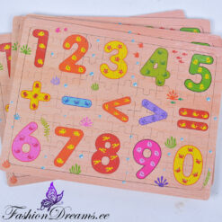 puidust pusle numbritega