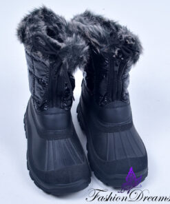 mustad talvesaapad lastele, lörtsisaapad