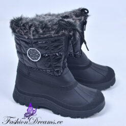 mustad talvesaapad lastele, lörtsisaapad