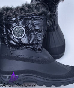 mustad talvesaapad lastele, lörtsisaapad