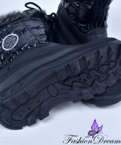 mustad talvesaapad lastele, lörtsisaapad