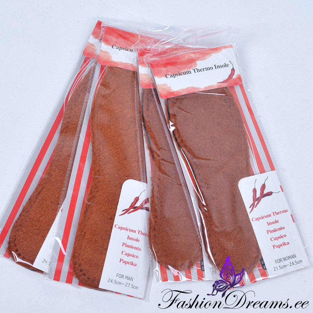 Soojad termo sisetallad paprika ekstraktiga