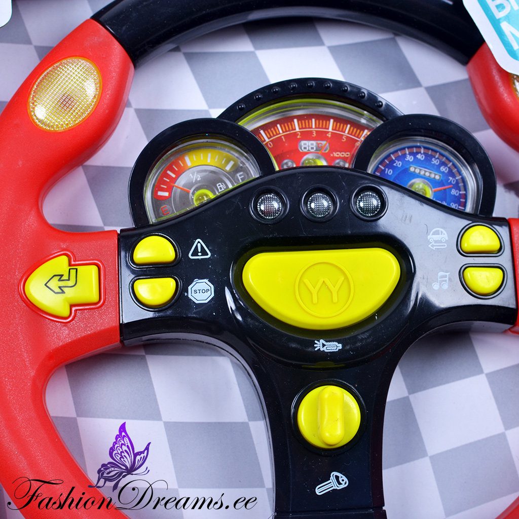 Mängu rool heli- ja valgusefektidega