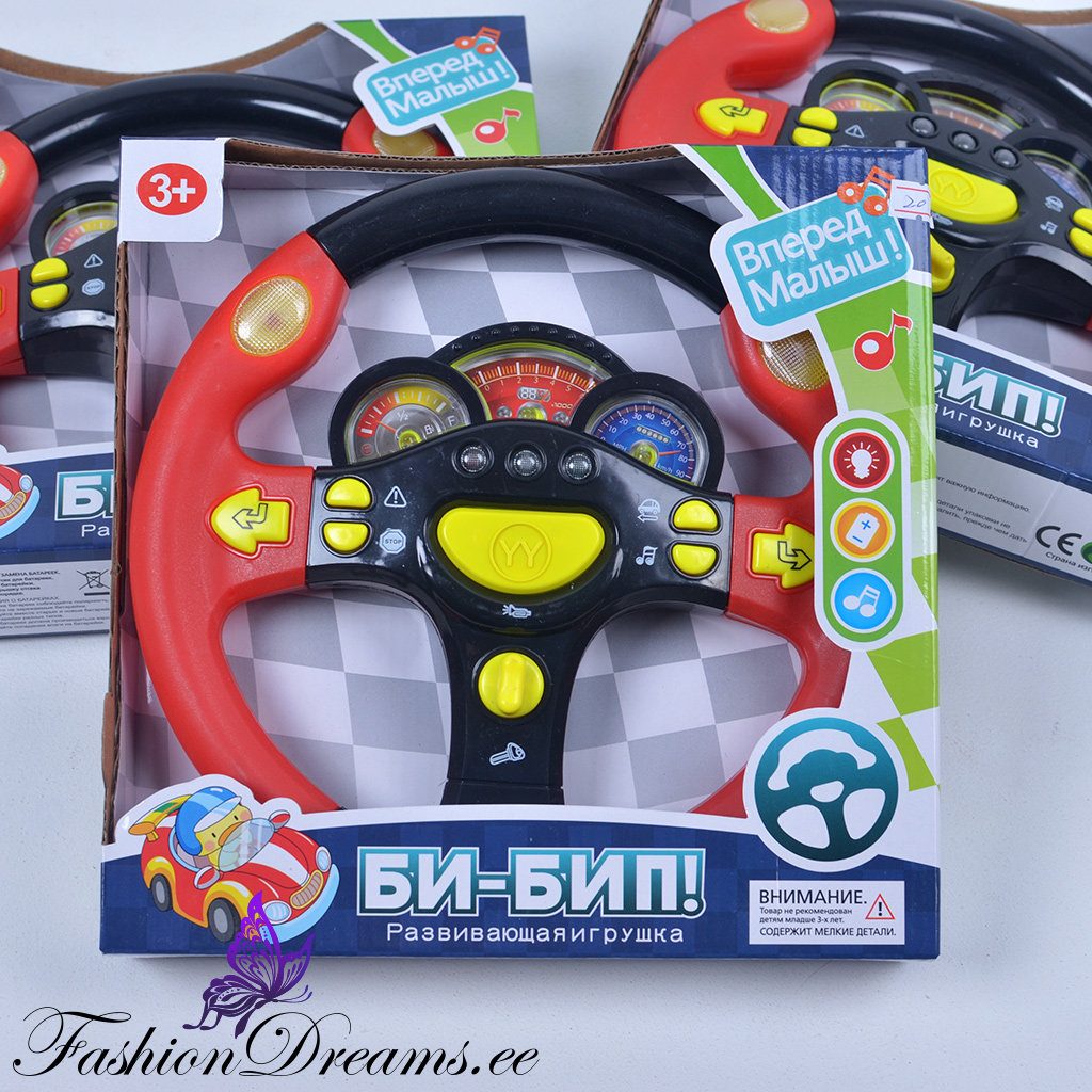 Mängu rool heli- ja valgusefektidega