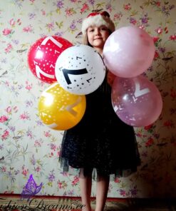 Numbritega õhupallid sünnipäevaks - NR 7