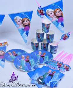 Frozen ühekordsete nõude komplekt