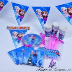 Frozen ühekordsete nõude komplekt