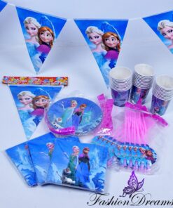 Frozen ühekordsete nõude komplekt