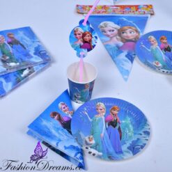 Frozen ühekordsete nõude komplekt