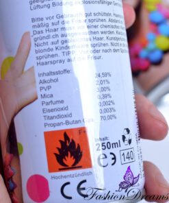 pihustatav juuksevärv